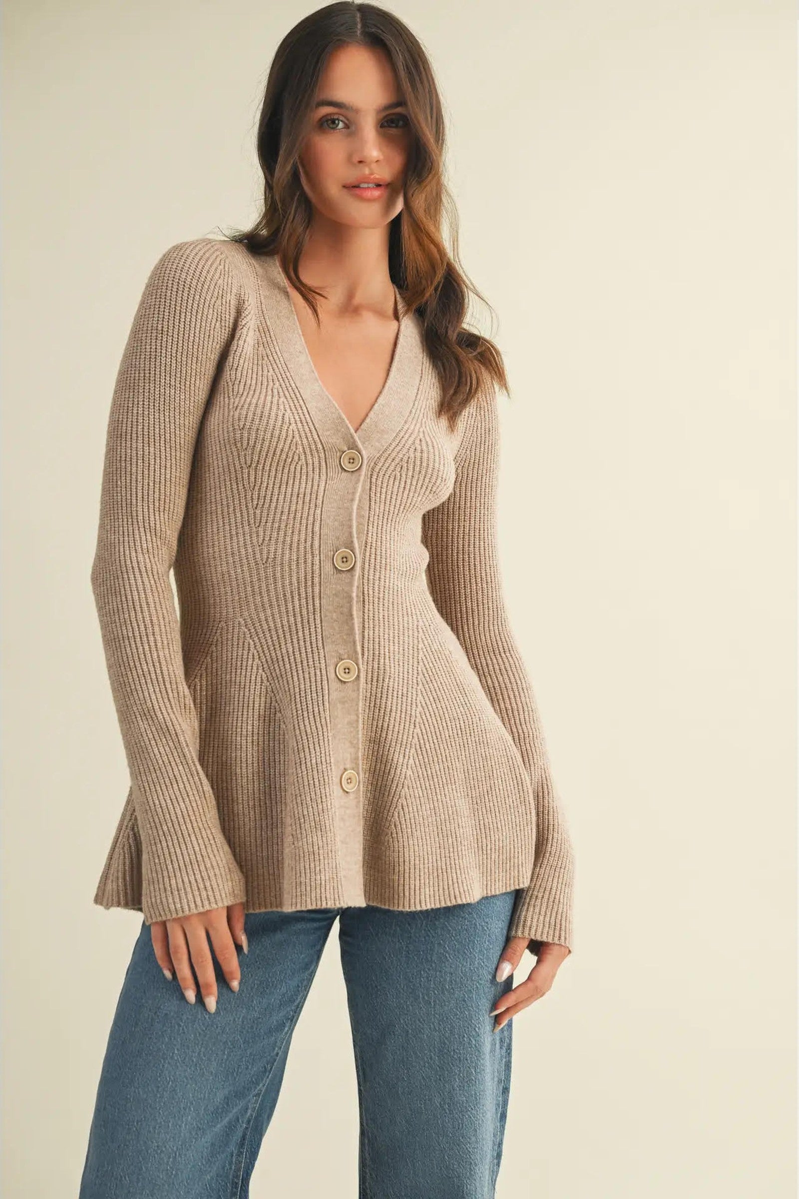 Knit Button Cardi