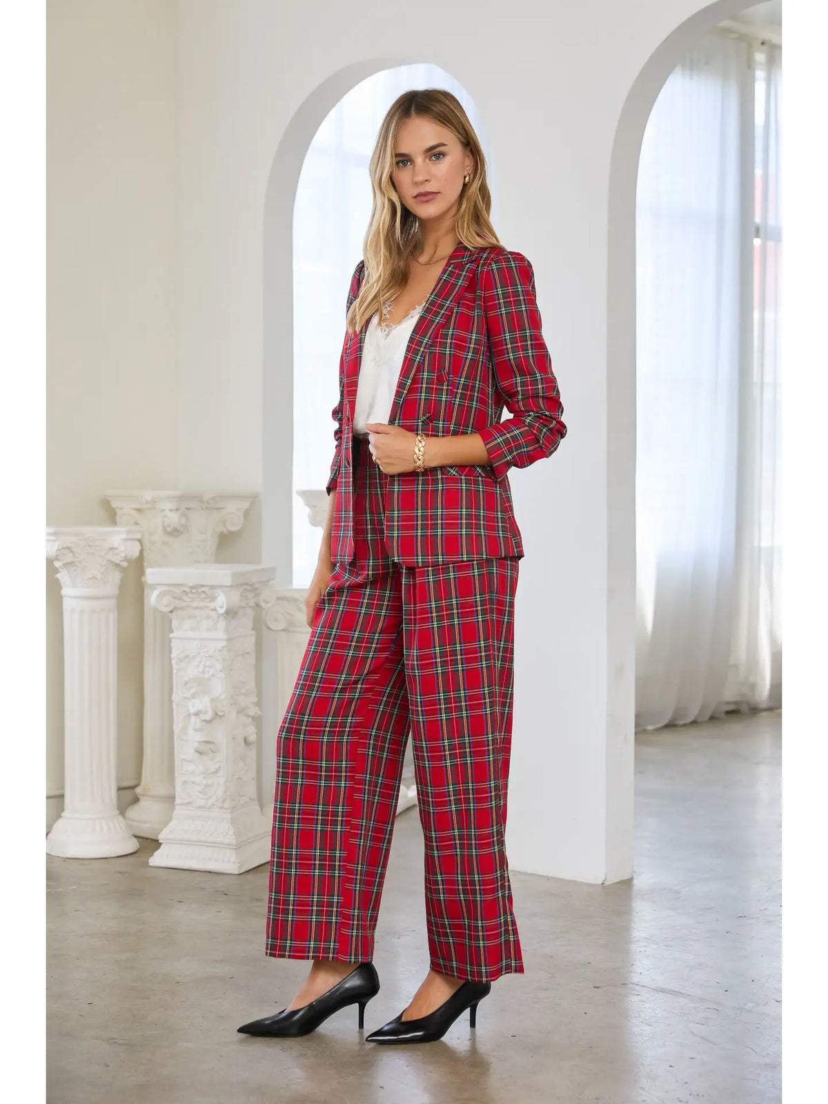 Tartan Plaid Blazer