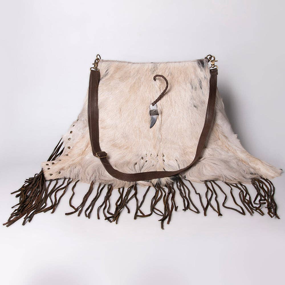 Western Genuine Leather Crossbody Bag
