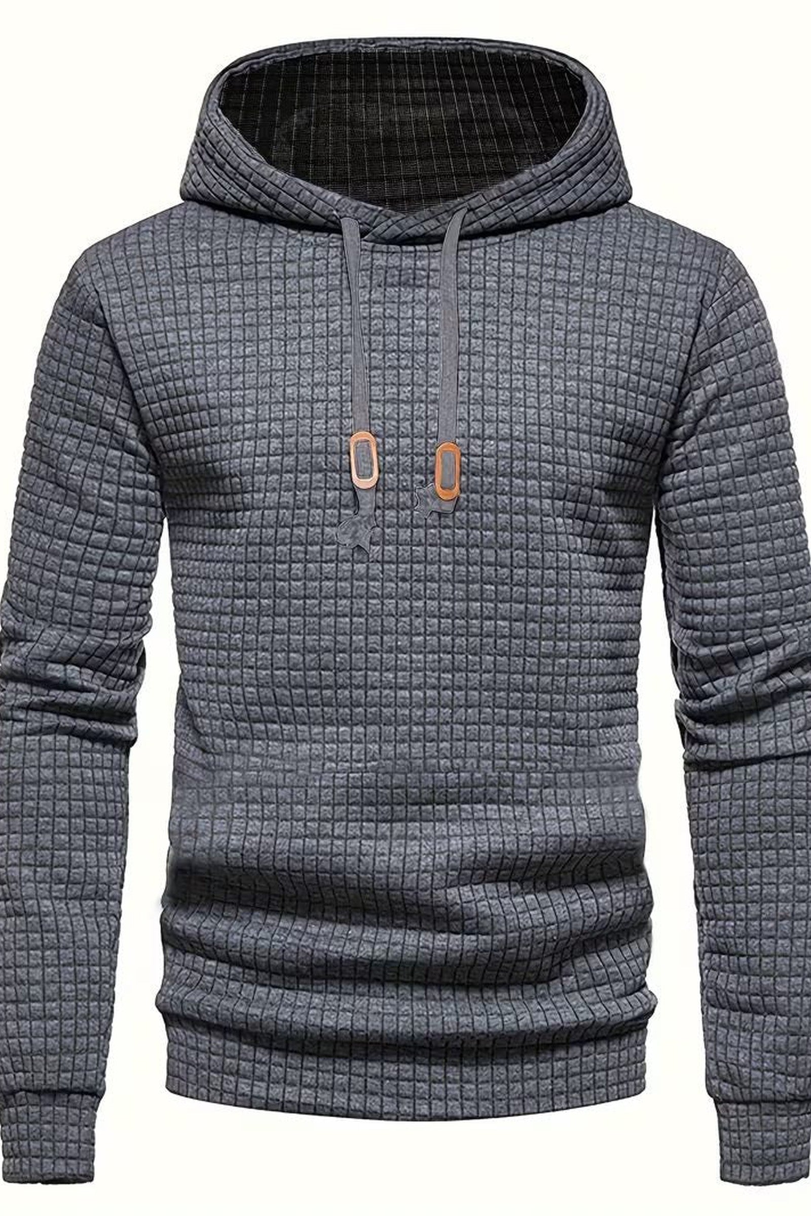 Mens Textured Hoodie