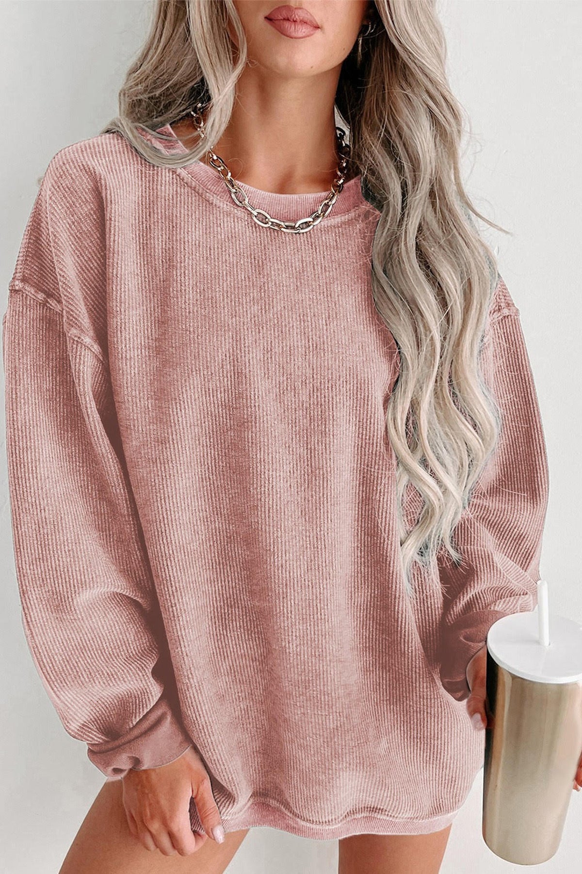 Oversized Mineral Wash Sweatshirt