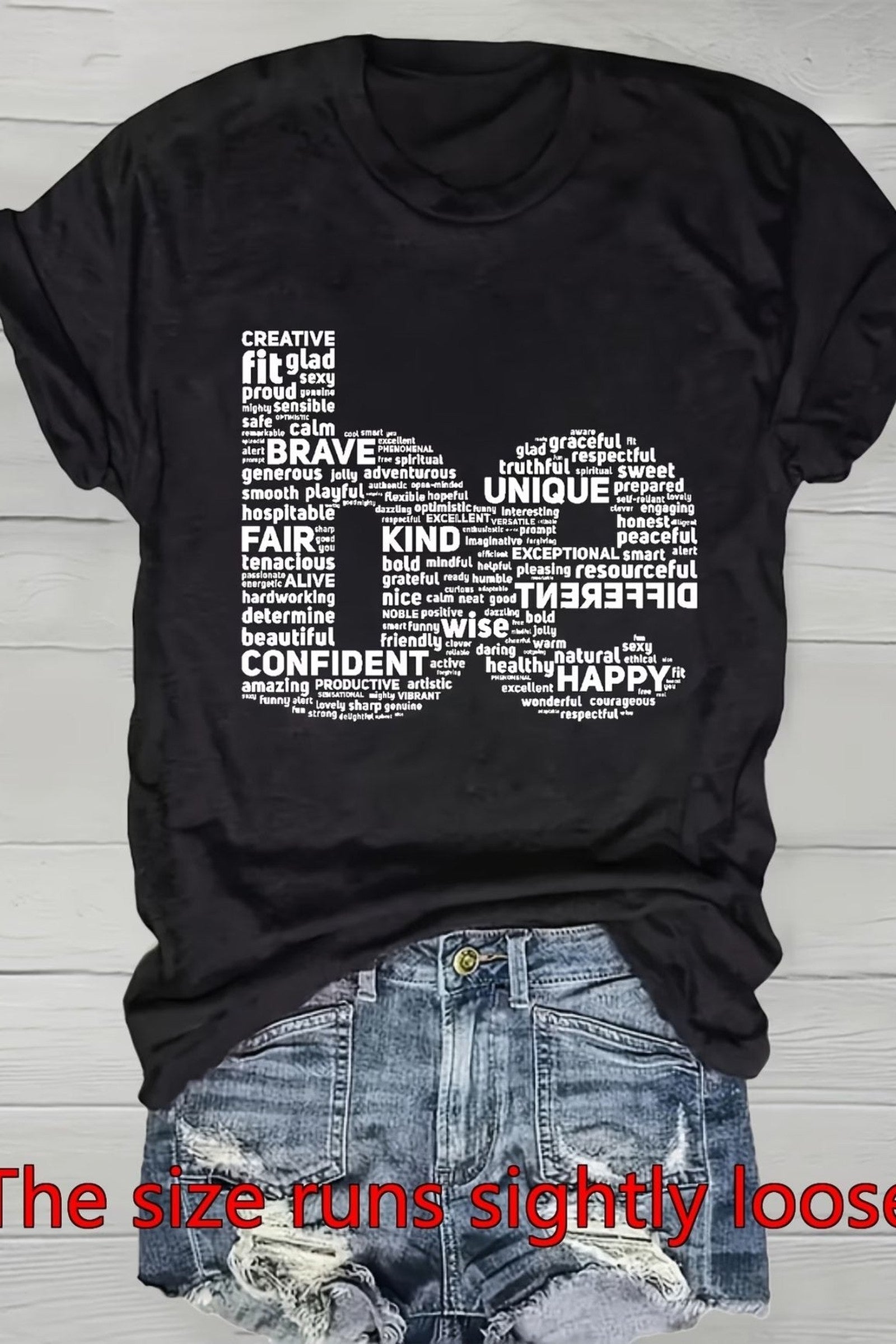 Positive Words Graphic Tee