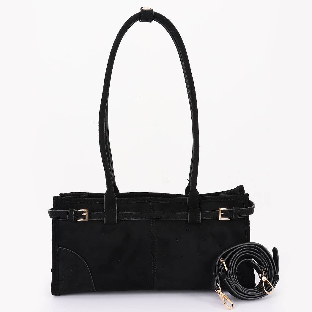 Suede Shoulder Bag