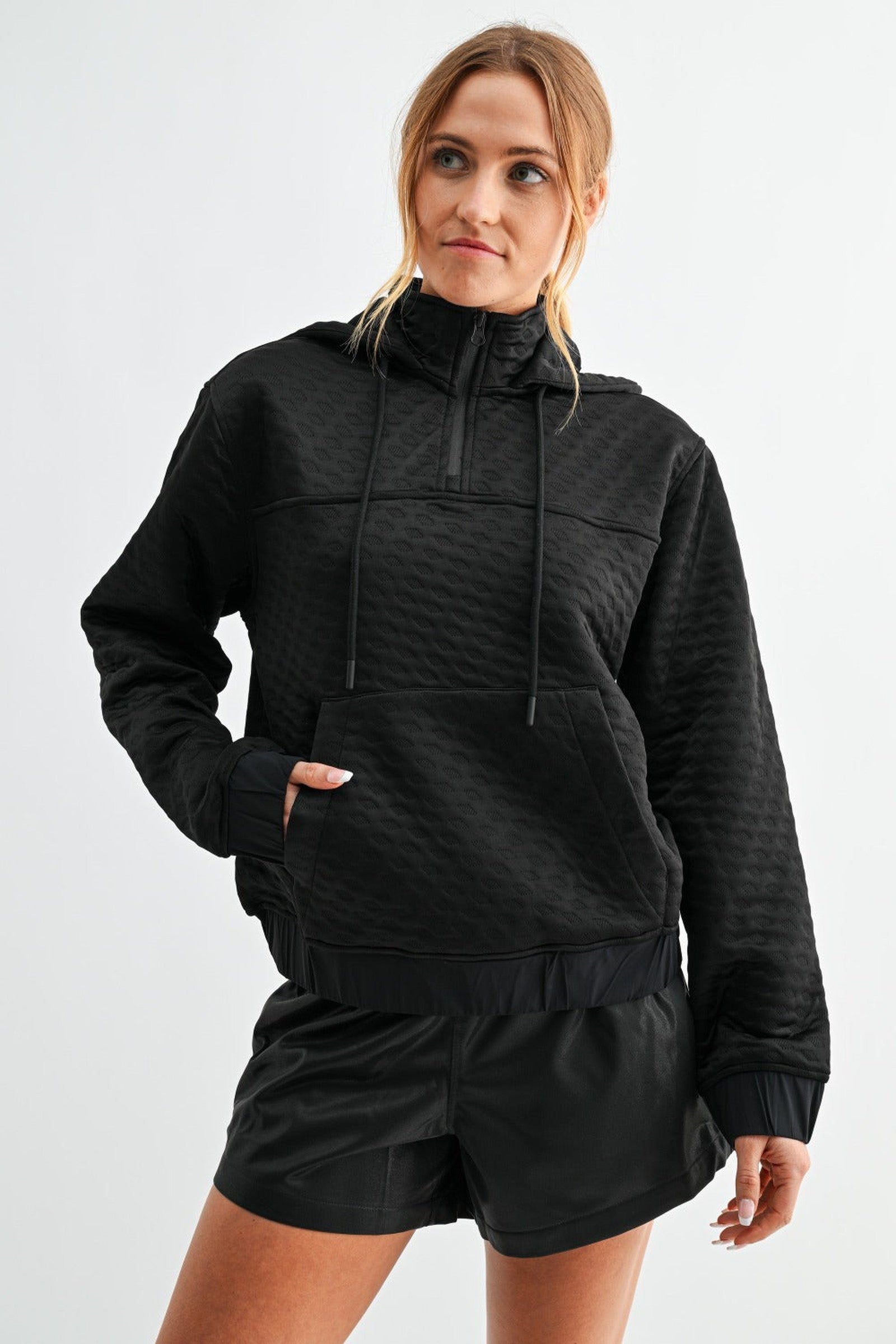 Quilted Hoodie