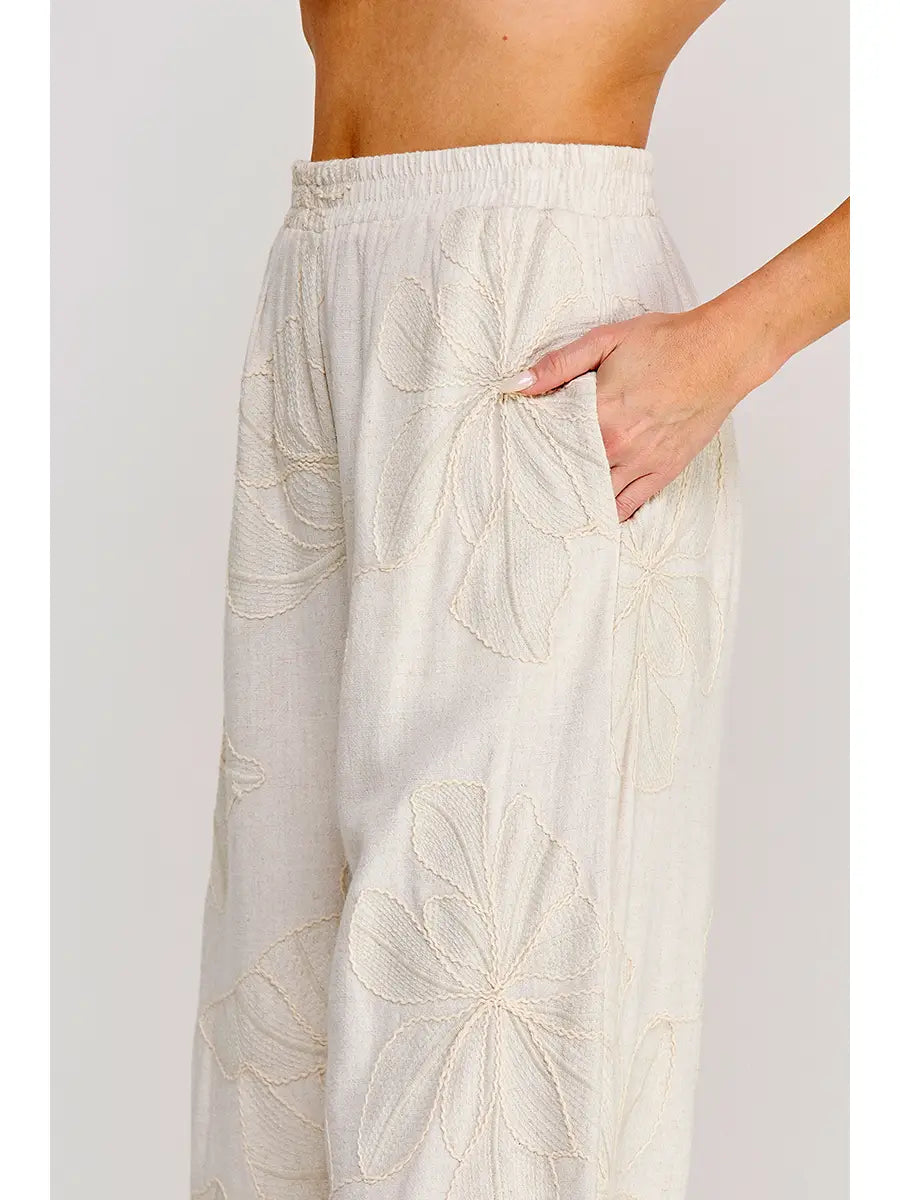 Embroidered Pants