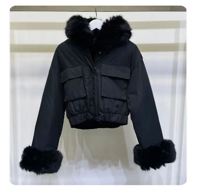 Fur Trim Jacket
