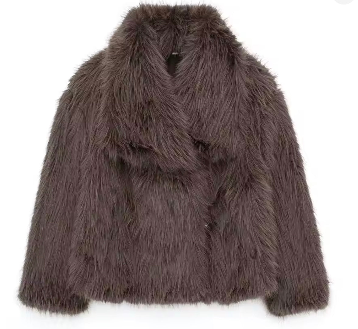 100% Rabbit Fur Coat
