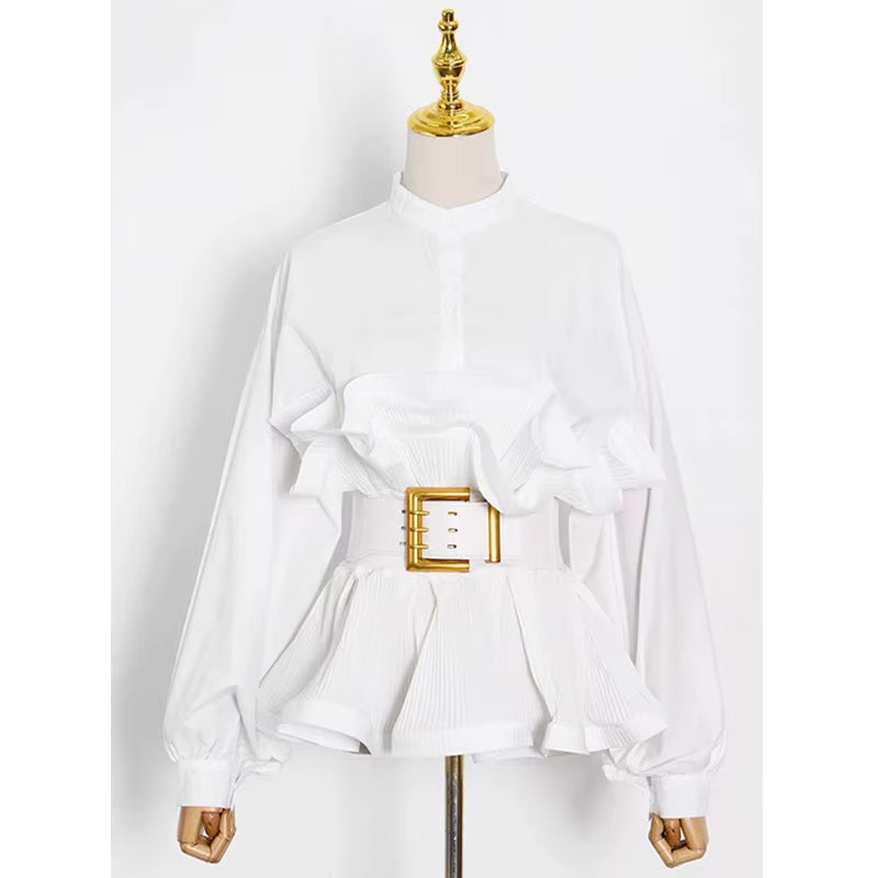 Elegant Ruffle Blouse