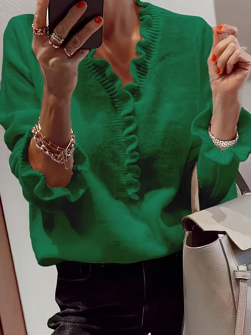 Soft Ruffle Sweater