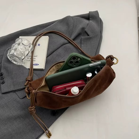 Vegan Suede Purse
