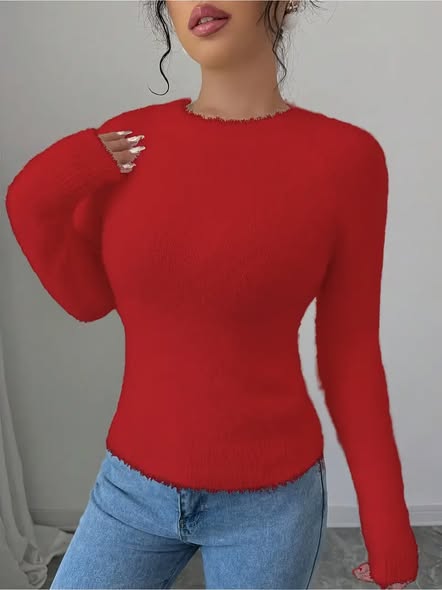 Fuzzy Soft Sweater
