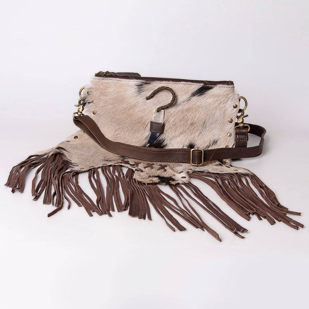 Western Leather Crossbody Bag