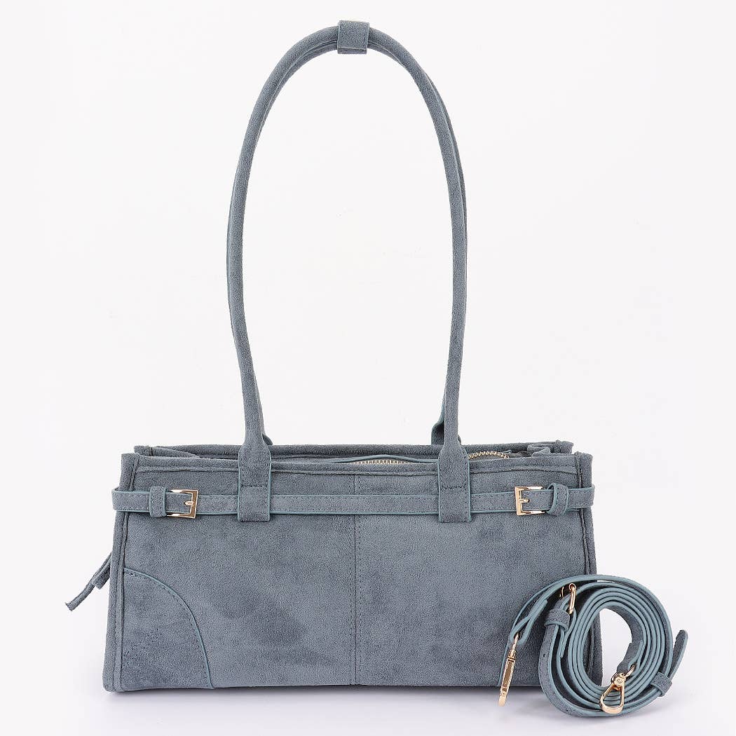 Suede Shoulder Bag