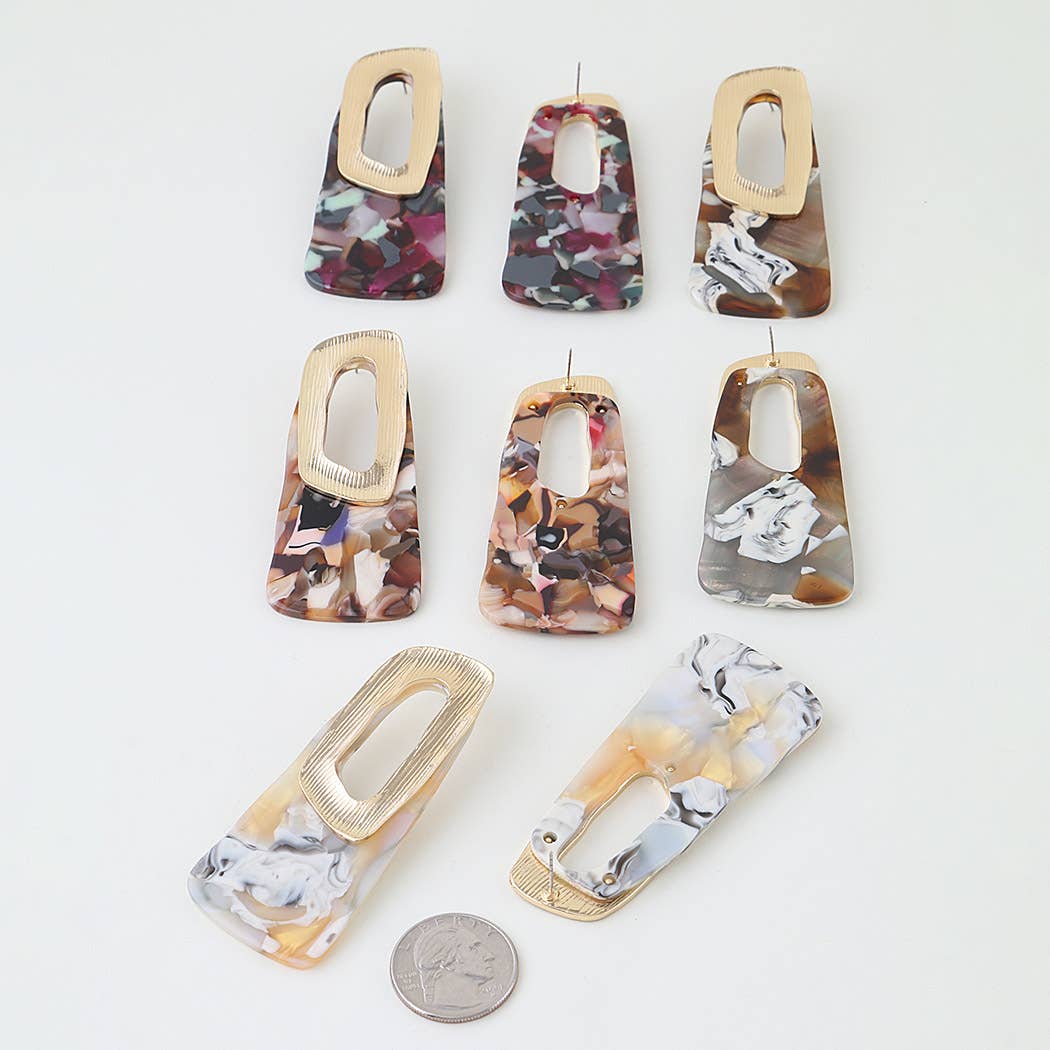Modern Chic Crystal Stone Fashion Earrings