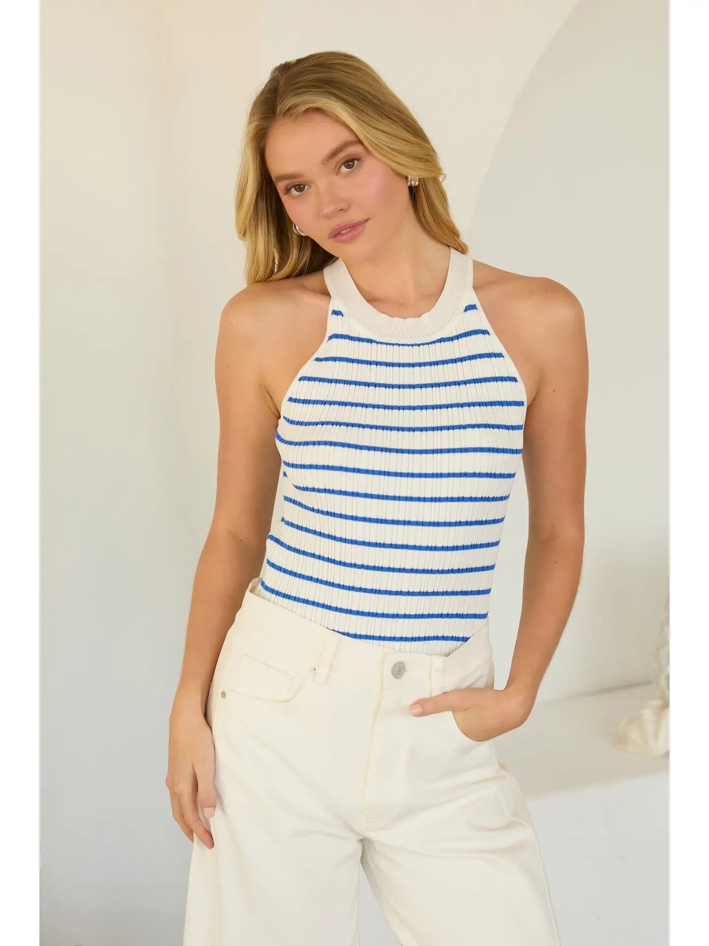 Blue Stripe Tank