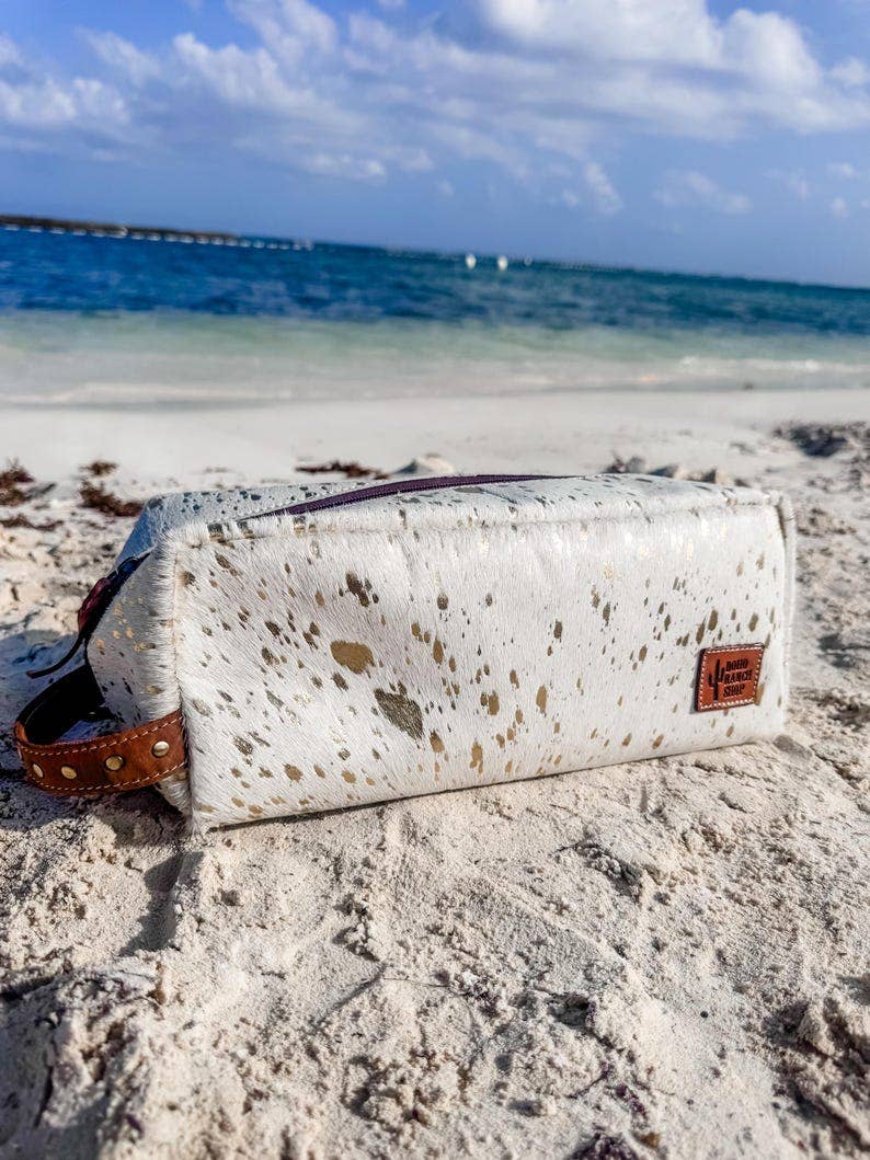 XL Cowhide Toiletry Bag