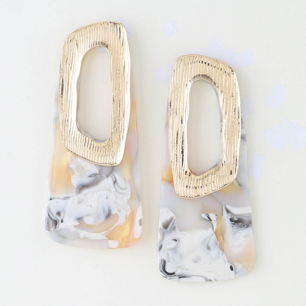 Modern Chic Crystal Stone Fashion Earrings