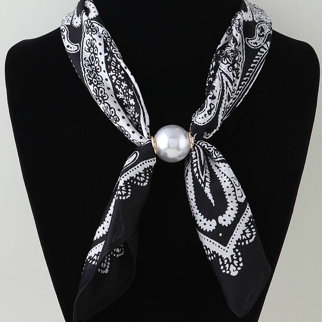 Multi Pattern Silk Scarf