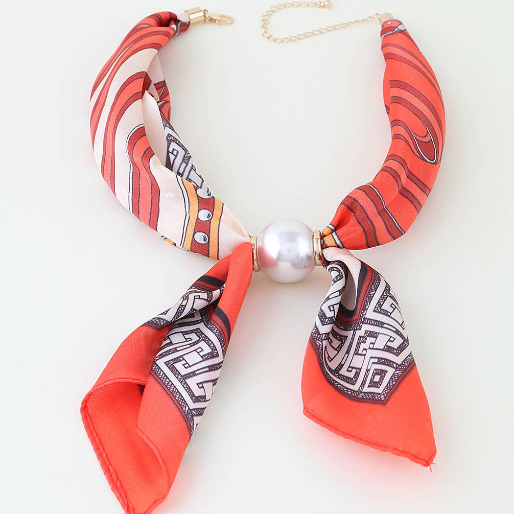 Multi Pattern Silk Scarf