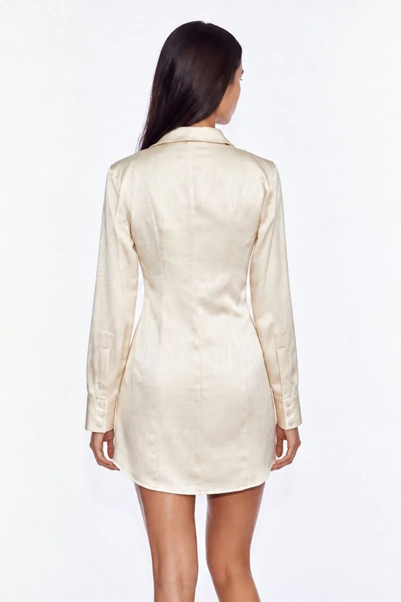 Ivory Textured Dress