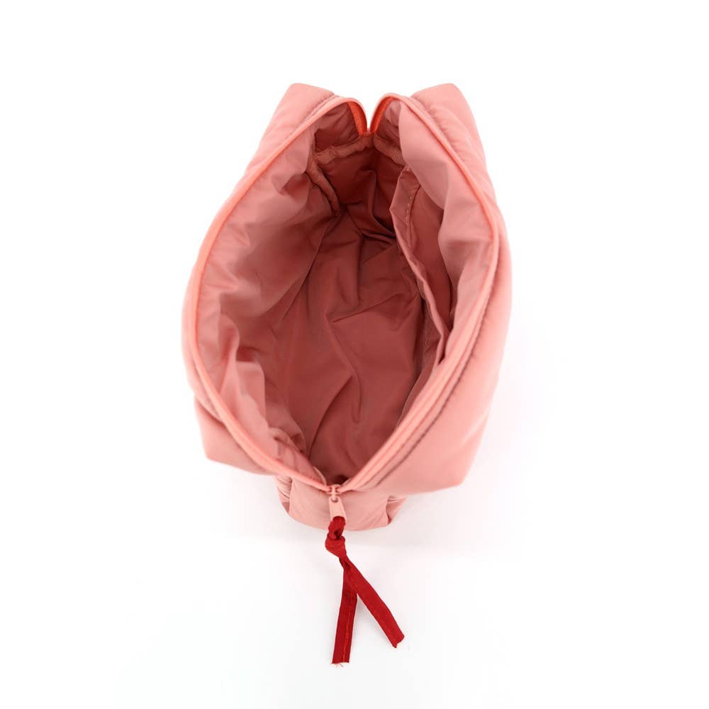 Nutcracker Embroidered Puffer Pouch