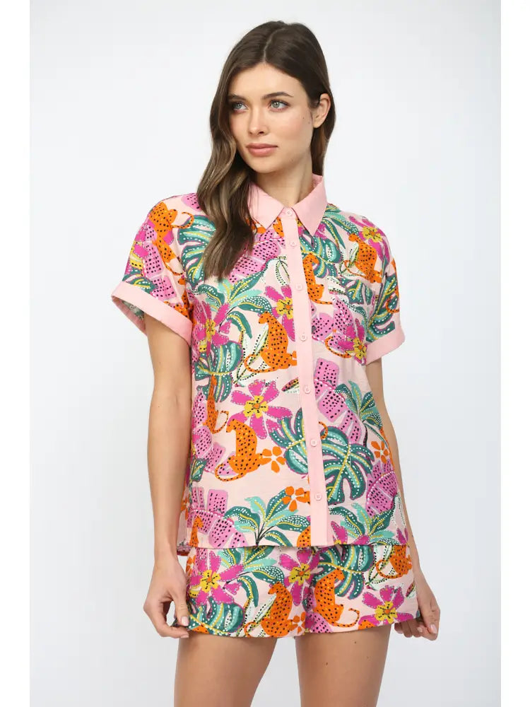 Short Sleeve Floral