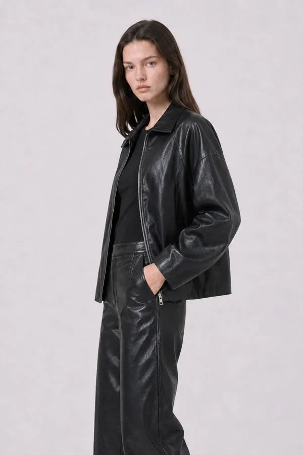 Vegan Leather Jacket