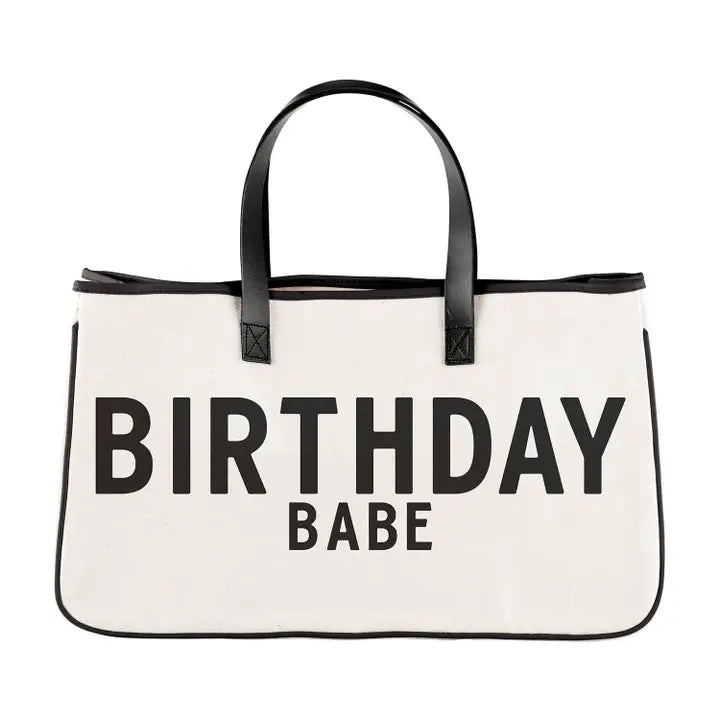 Birthday Canvas Tote