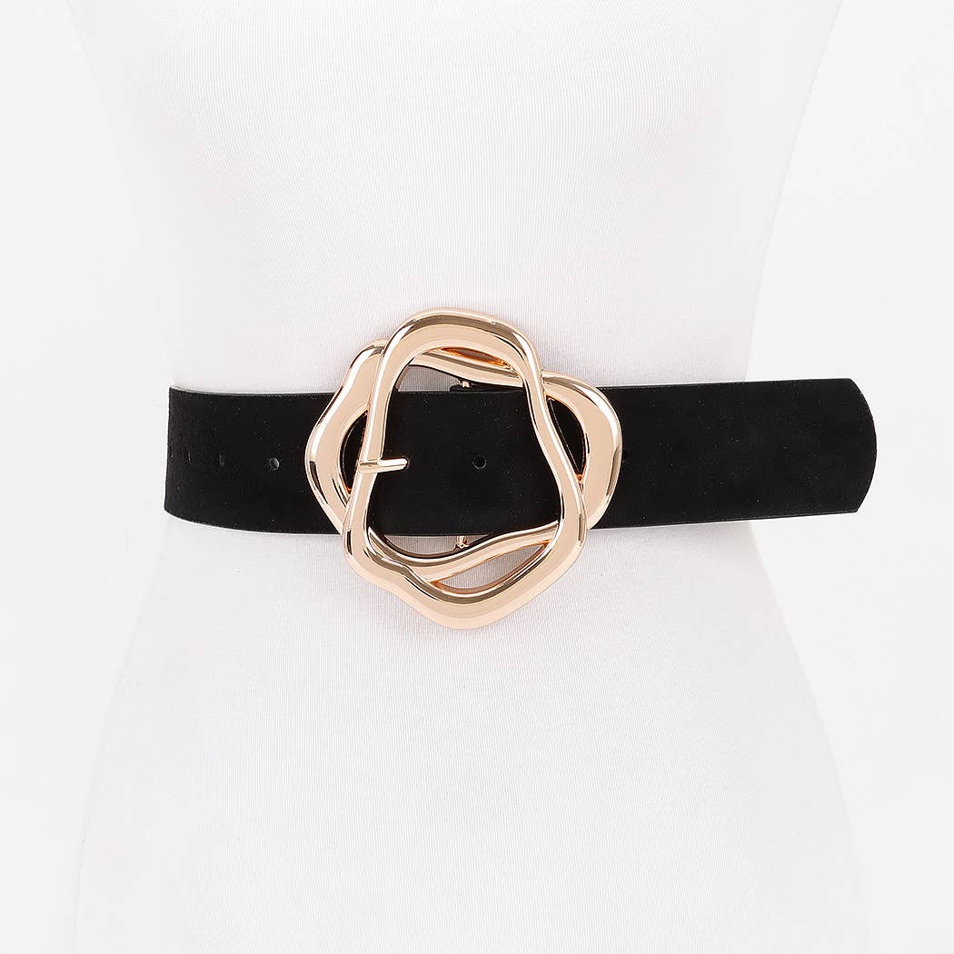 Unique Twisted Buckle Belt