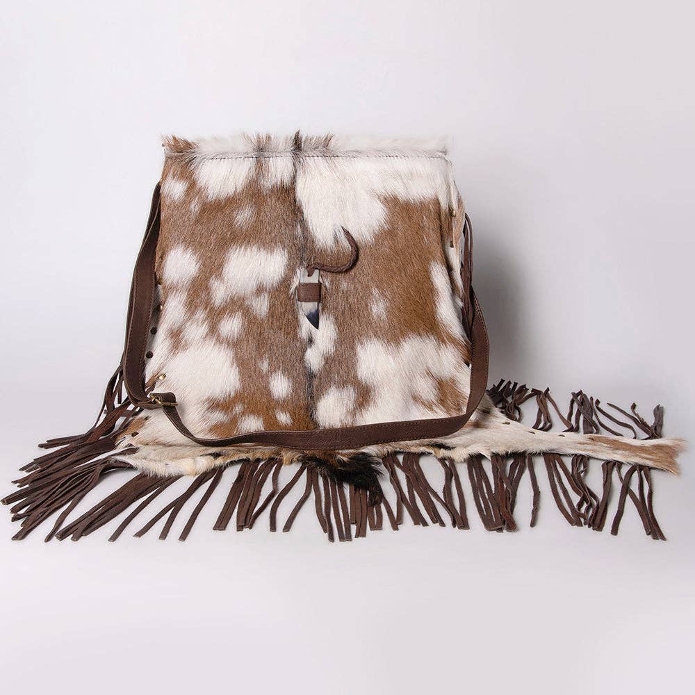 Western Genuine Leather Crossbody Bag