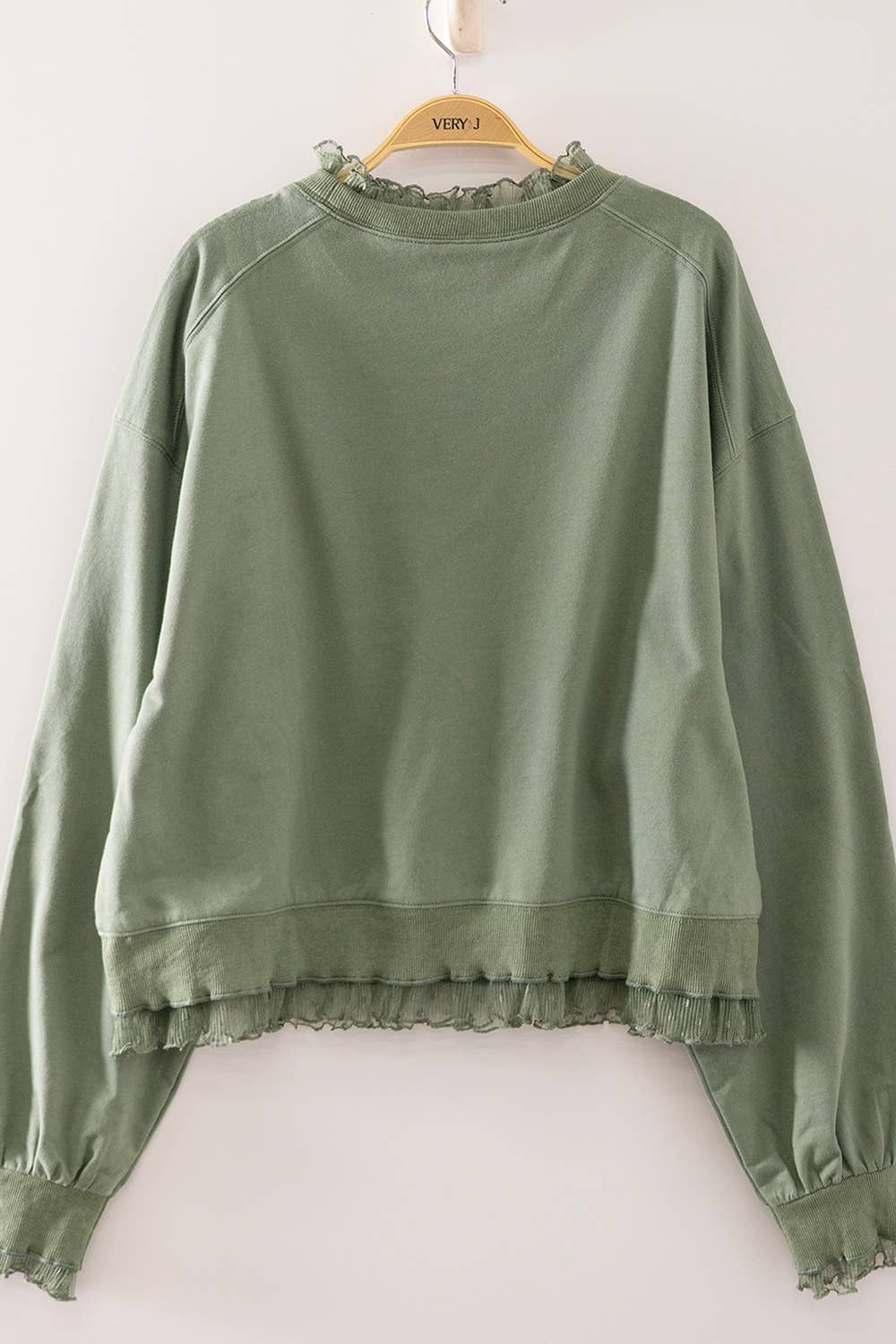 Lace Layered Sweatshirt