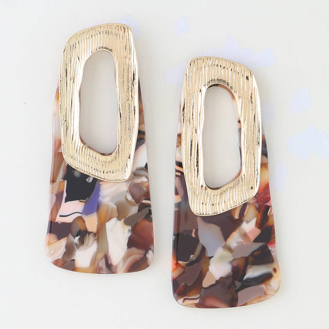 Modern Chic Crystal Stone Fashion Earrings