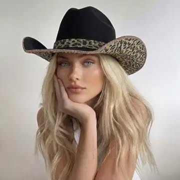 Leopard Cowboy Hat