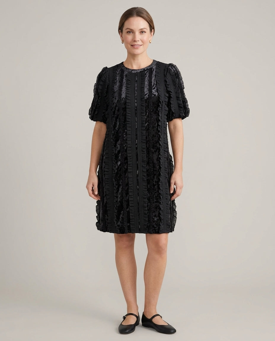 Floral Velvet Jacquard Top