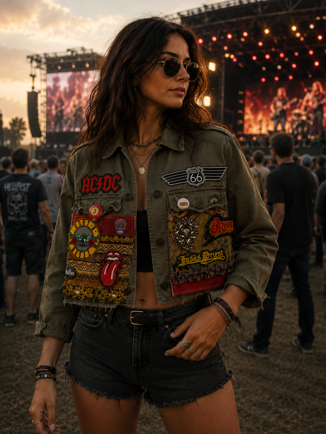One Of a Kind Patch Vintage Jacket