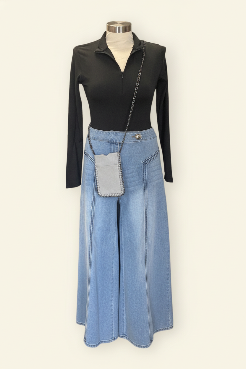 Zip Neck Bodysuit
