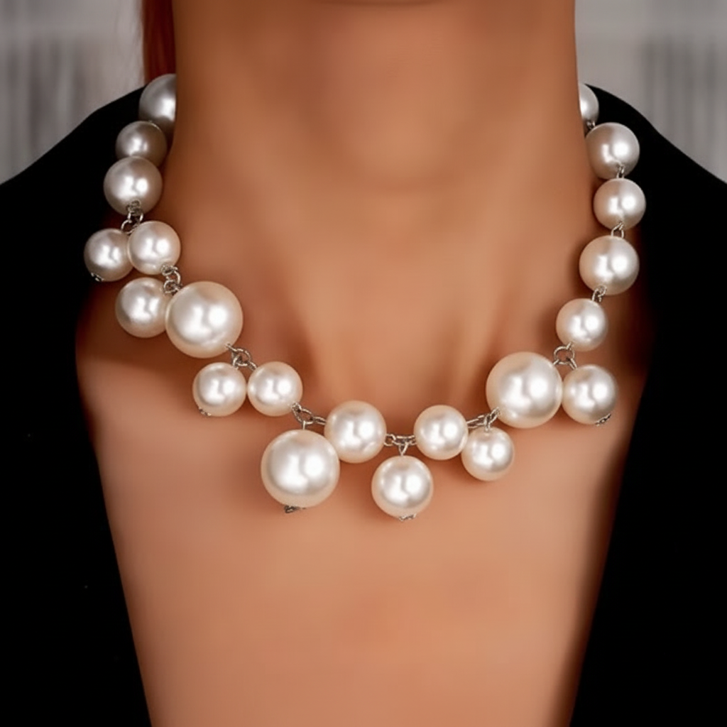 Pearls Statement Necklace