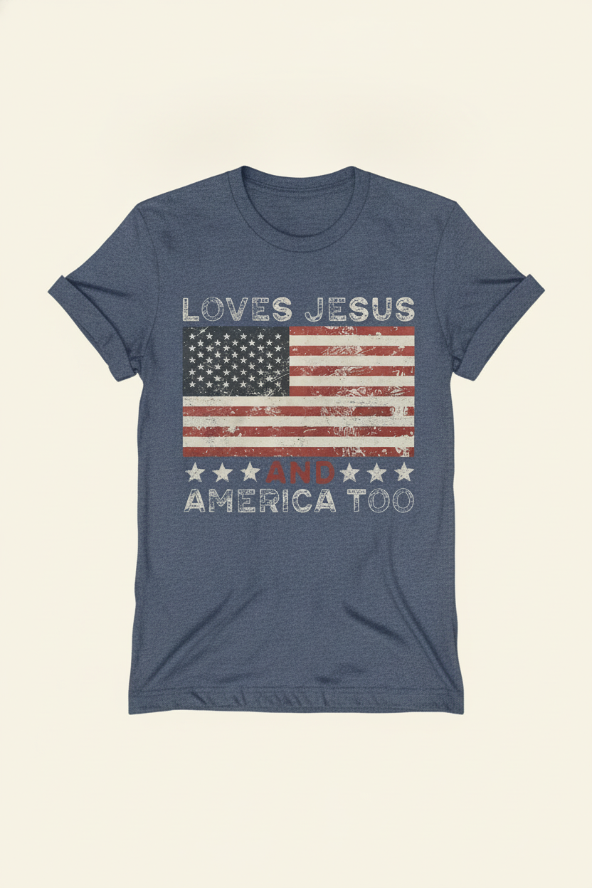 Jesus And America T-Shirt