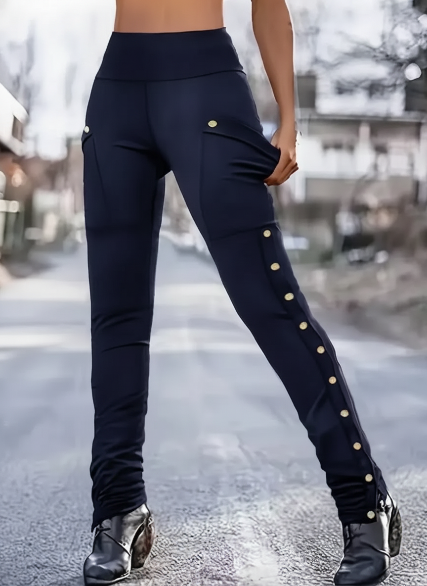 Pocket Button Leggins