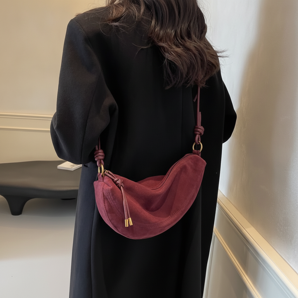 Vegan Suede Purse