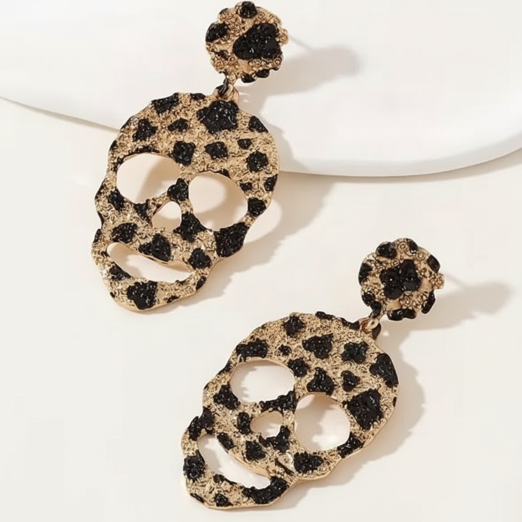 Halloween Skull Earrings
