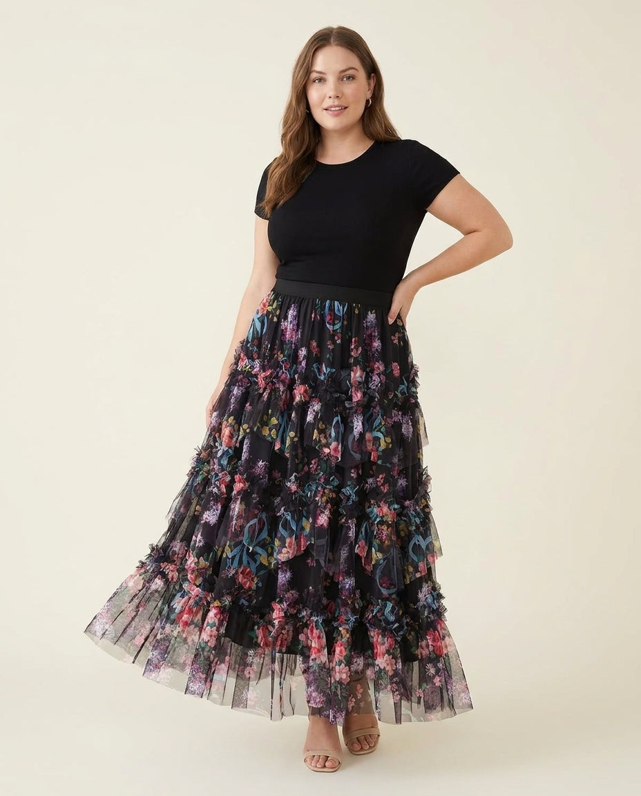 Chiffon Layered Skirt