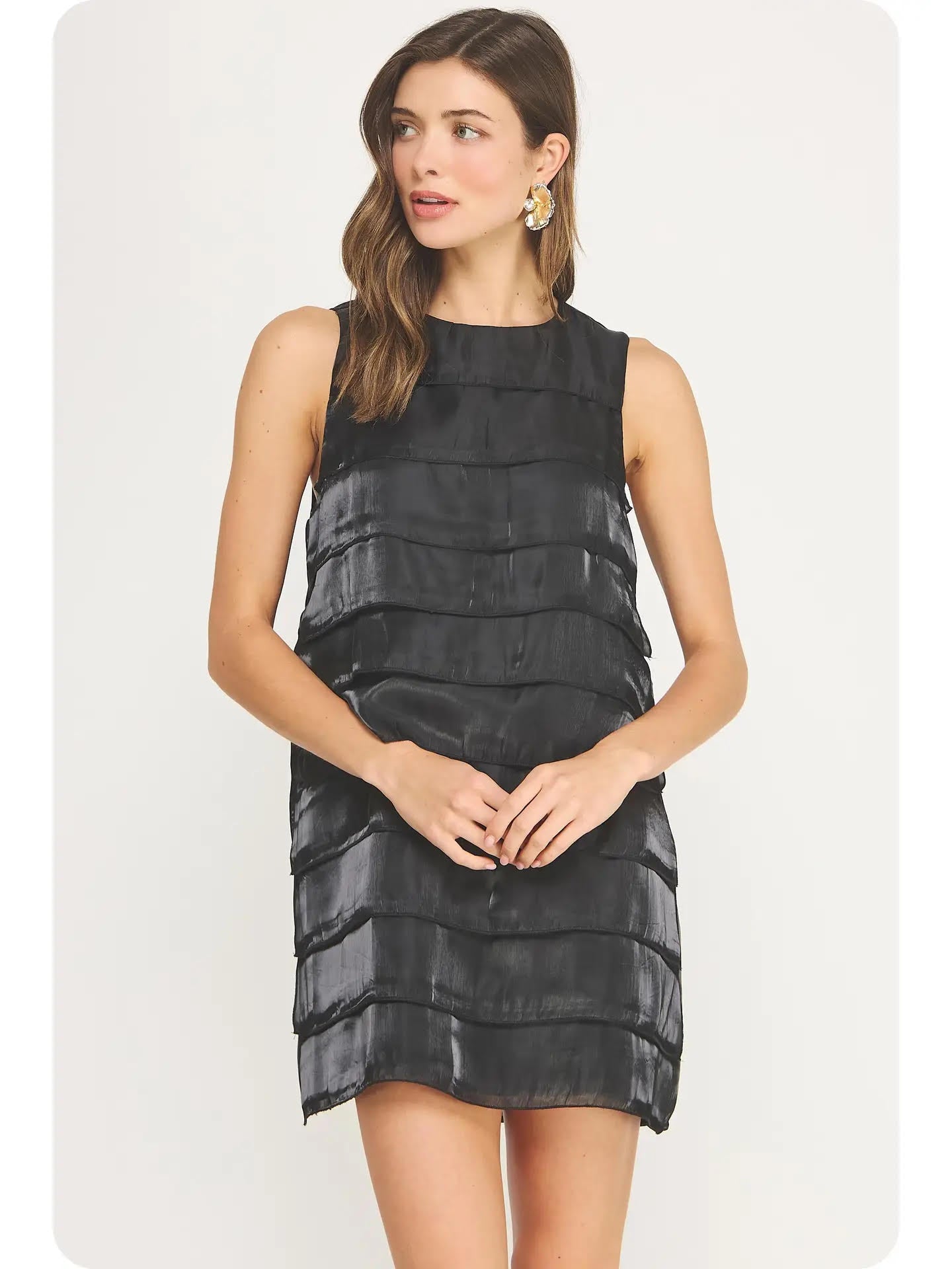 Tiered Mini Dress
