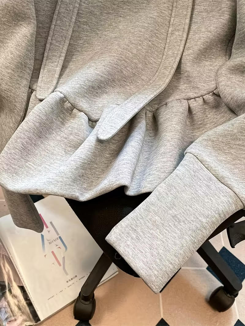 Bow Ruffle Sweatshirt