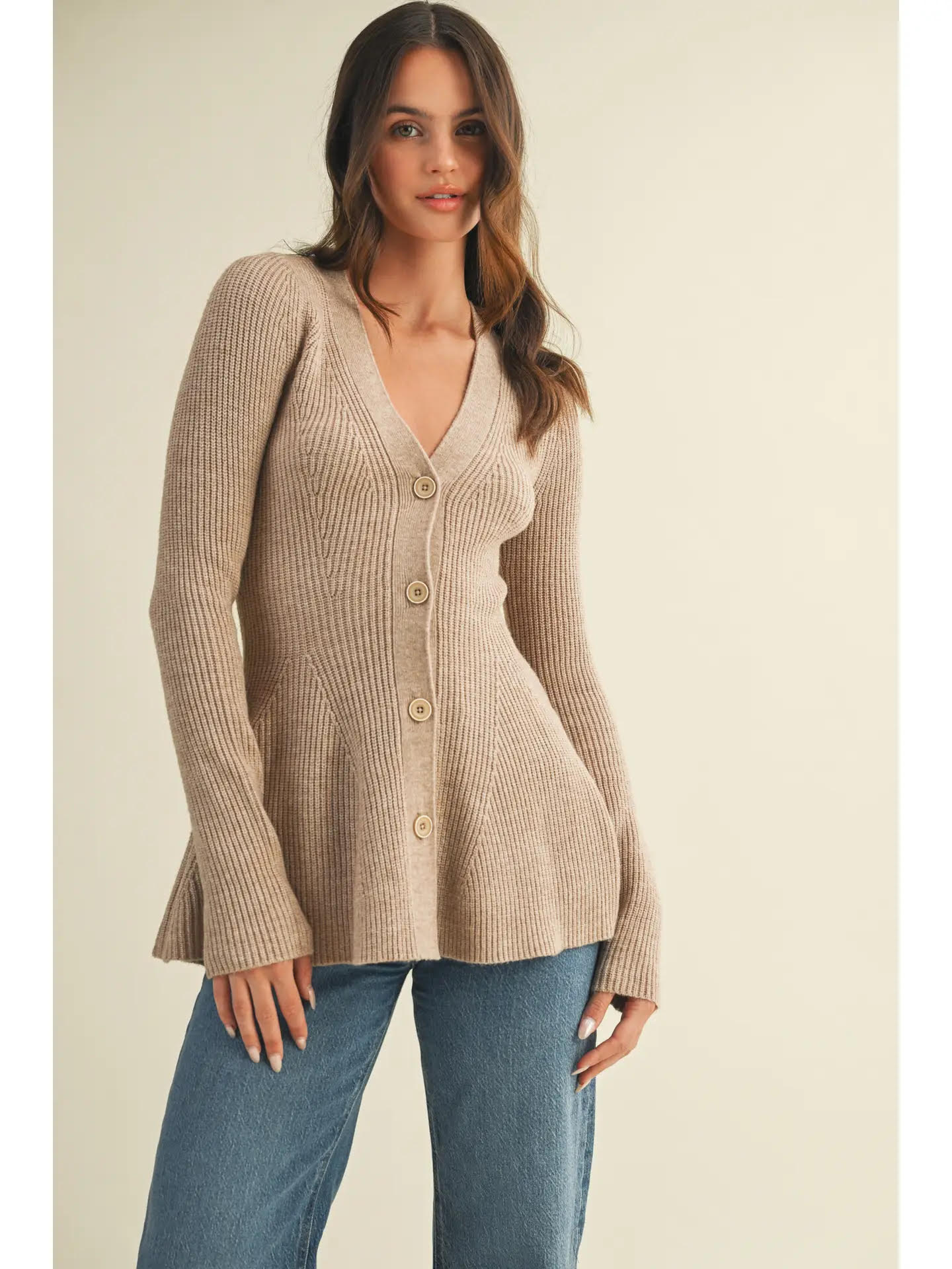 Knit Button Cardi