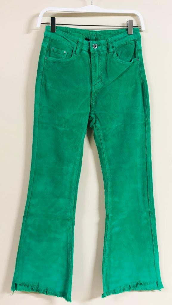 Frayed Corduroy Pants