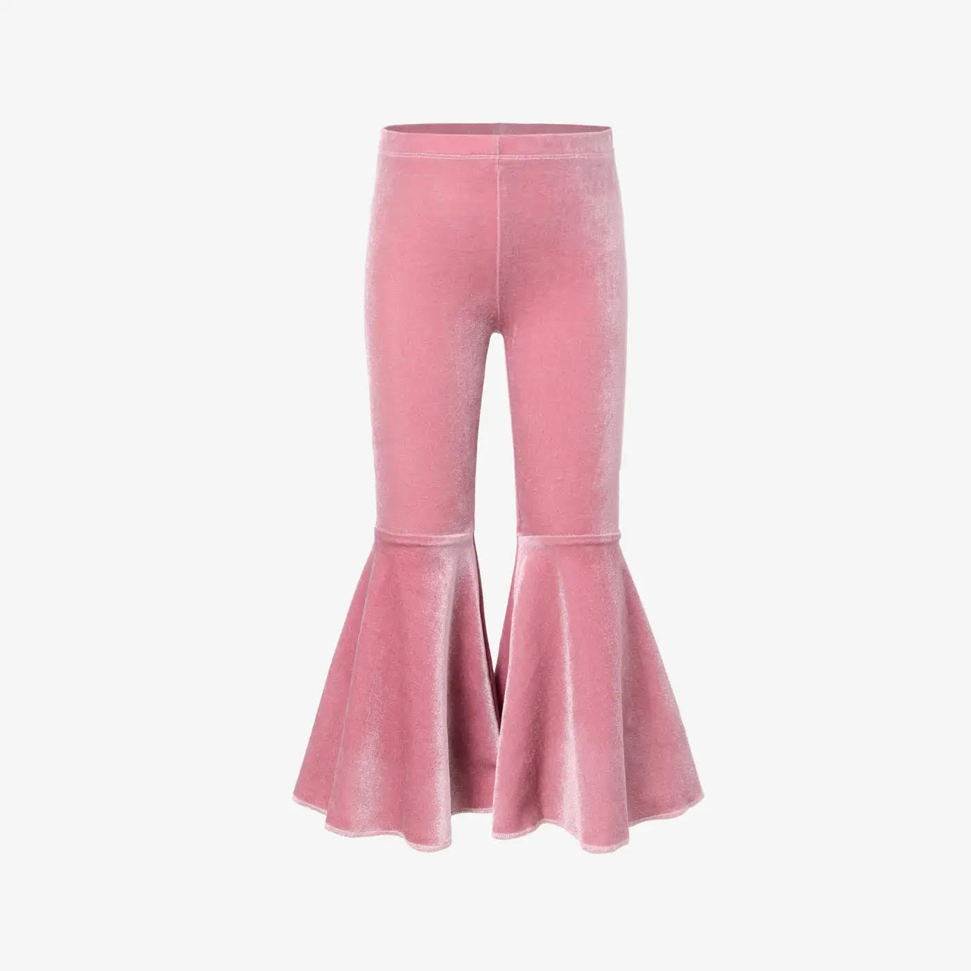 Baby Velvet Bell Bottom Pants