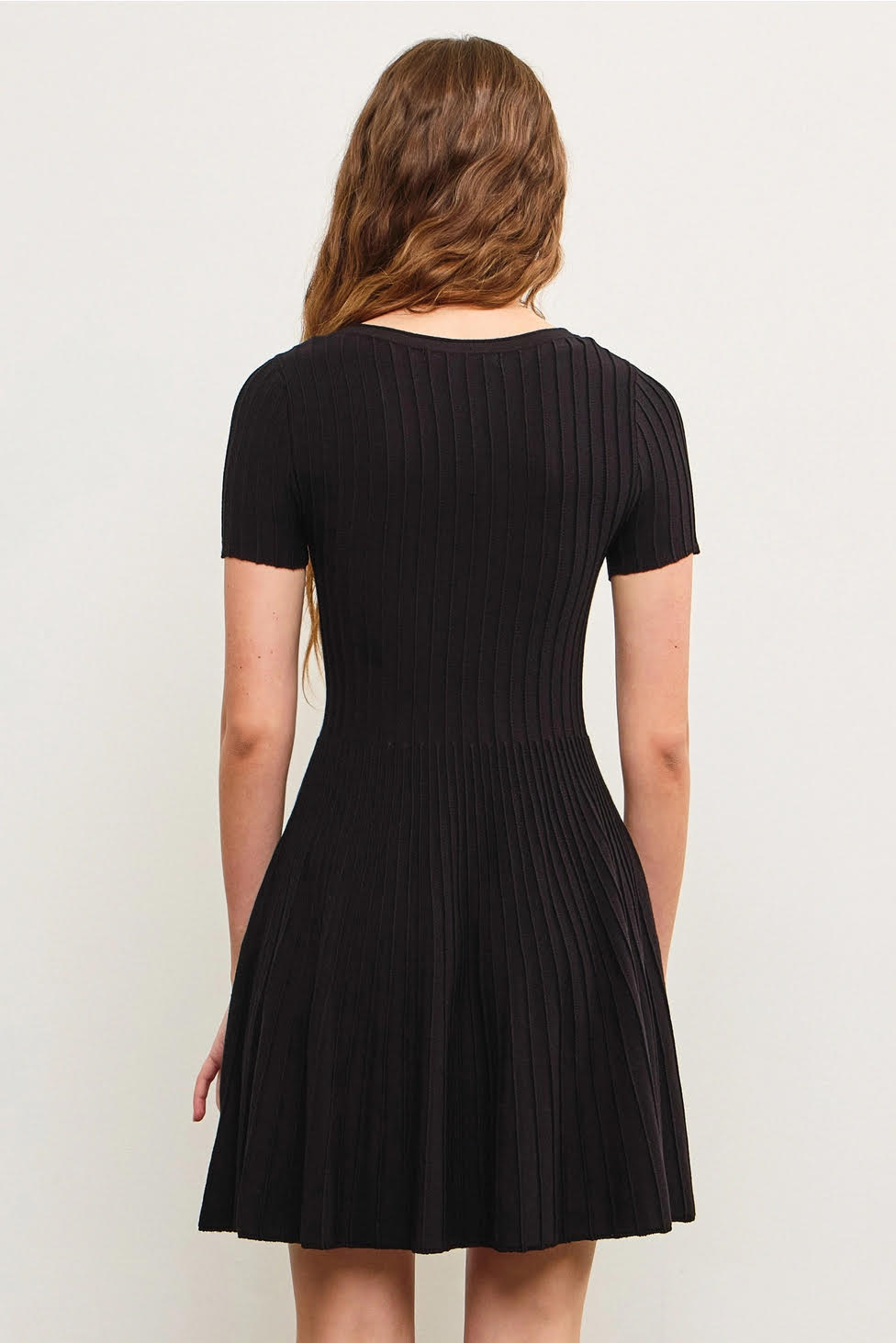 Pintuck Sweater Dress