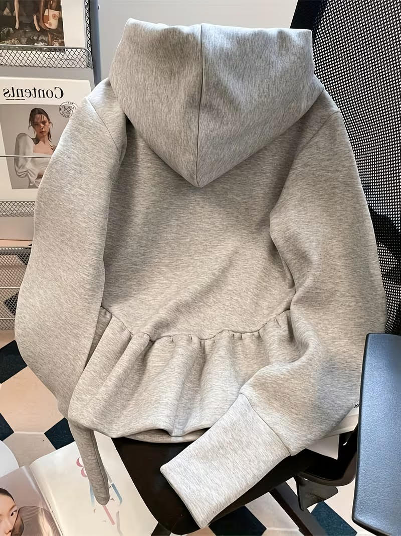 Bow Ruffle Sweatshirt