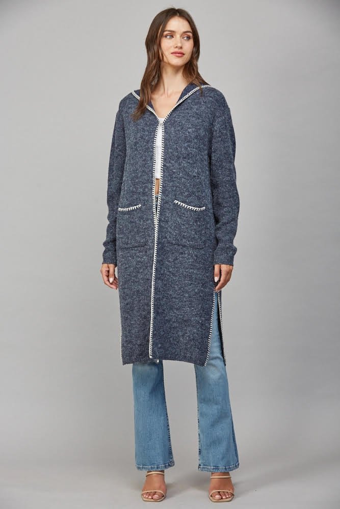 Blanket Stitch Cardi
